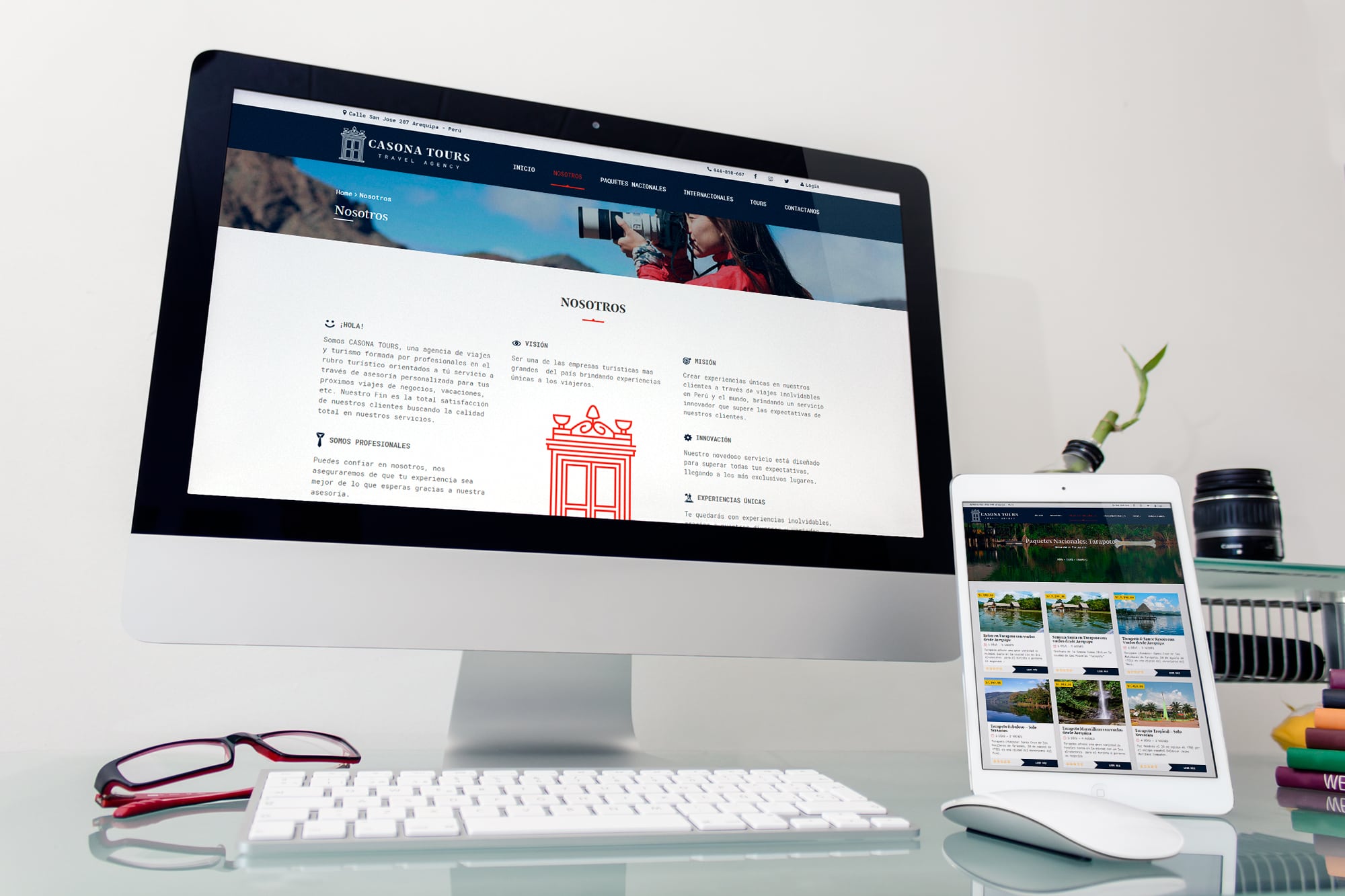 Diseño web en Arequipa para agencia de viajes