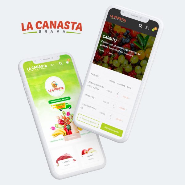 Creación de Tienda Online en Arequipa para empresa de Delivery La Canasta Brava